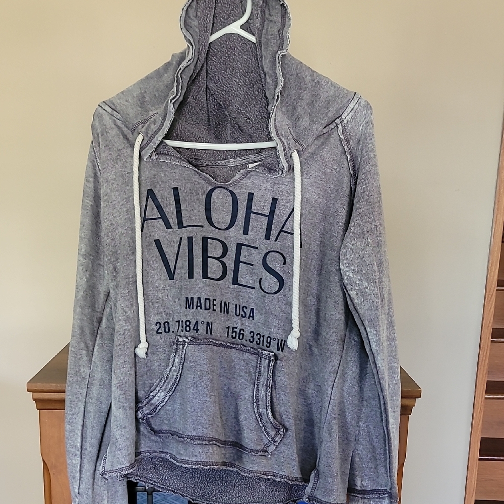 Ocean Drive Heather Gray Hoodie
